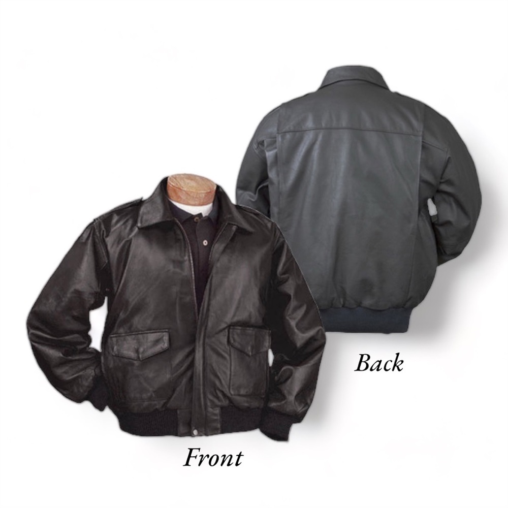 Vintage Marco Morani Men/Unisex Leather Bomber Jacket- 1X
